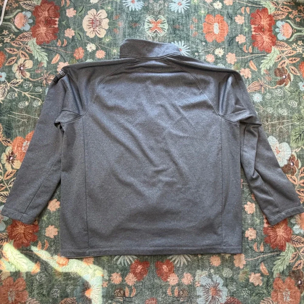 The North Face Amazon ARNS Region Fleece Jacket Men XXXL Grey Full Zip Softshell